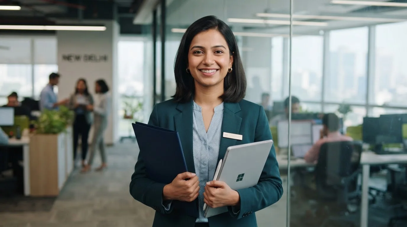 Corporate professional candidate advancing career opportunities through Maestro Recruiters placement services